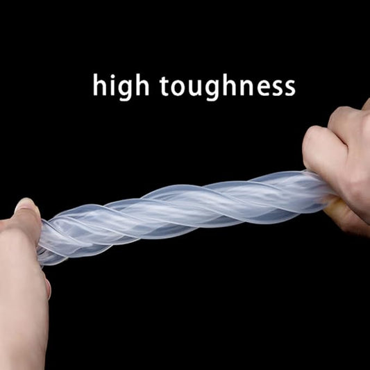 Silicone Tubing 1.5mm (116") ID x 3mm OD Food Grade High-temperature Pure Silicone Hose Tube Clear Pipe for Home Brewing Air and Liquid Transfer (Length 6 Meter- 19.68FT)