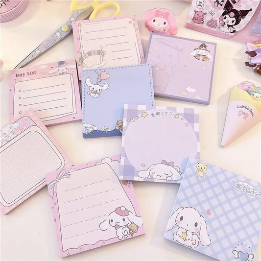 50 Sheets/pack Cute Big-eared Dog Memo Pad