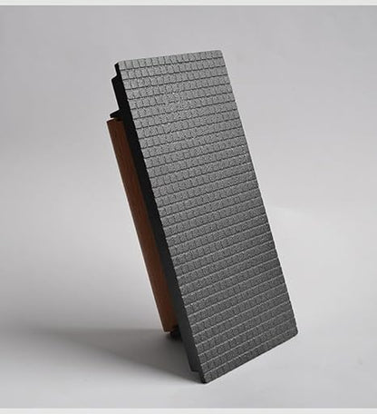 Heavy-duty Cast Iron Grill Press With Wood Handle Cast Iron Press (Square press meat plate)