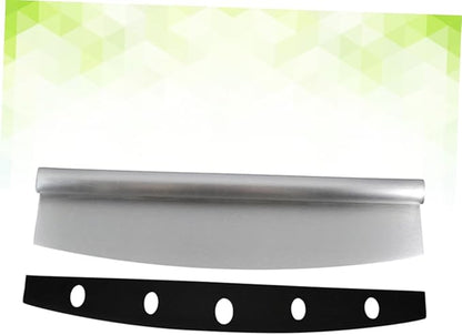 Pizza Cutter Rocker Style Slicer Food Grade Stainless Steel Easy to Clean Great for Kitchen Essentials and Baking Tools