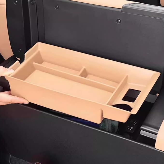 Central Control Armrest Box Storage Box for Lexus ES(Flocking) Car Center Console Armrest Box Interior Organizer Storage Box For Lexus ES 2021-2025 ES250 ES300h ES350 Automotive Accessory