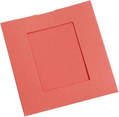 Photo Frames 10 pcs/lot 3 Inch DIY Wall Hanging Album Paper Photo Frame With Wooden Clip Hanger Hemp Rope