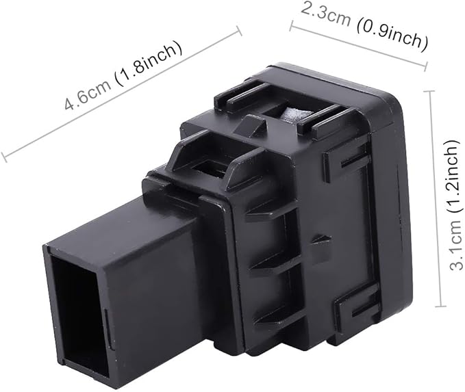 Car Replacement Parts Car Fog Light 5 Pin On-Off Button Switch for Nissan Sylphy(Green Light)
