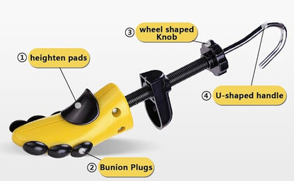 Shoe stretcher, suitable for wide feet, unisex (size: US 7-11.5) shoe stretcher expander, wide foot expander.