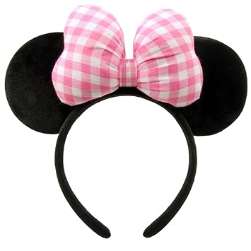 3D Mouse Sequin Ears Headband, Glitter Sequin Bow Hairbands Costume Headwear Hairs Accessories for Women Girls Kids(BlackBlue)