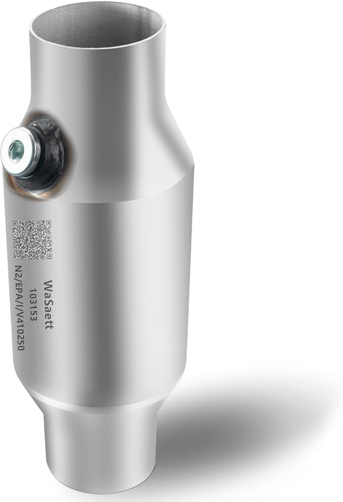 2" Universal Catalytic Converter with O2 Sensor Interface, designed for vehicles made before October 1996 (EPA compliant)
