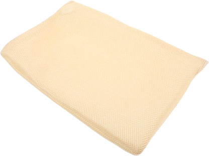 HANABASS Cat Window Bed Hammock Cover Breathable Cotton Sleeve, Khaki, Zipper Design Easy to Clean, 17.71 X 12.59 Inches, Cat Perch Cover for Comfortable Pet Resting