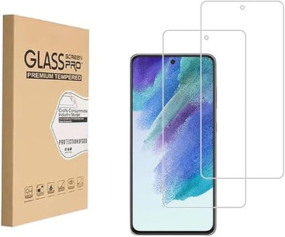 Screen Protector for Samsung Galaxy S21 FE 5G Tempered Glass Film 9H Hardness Scratch Resistant HD Clear2-Pack