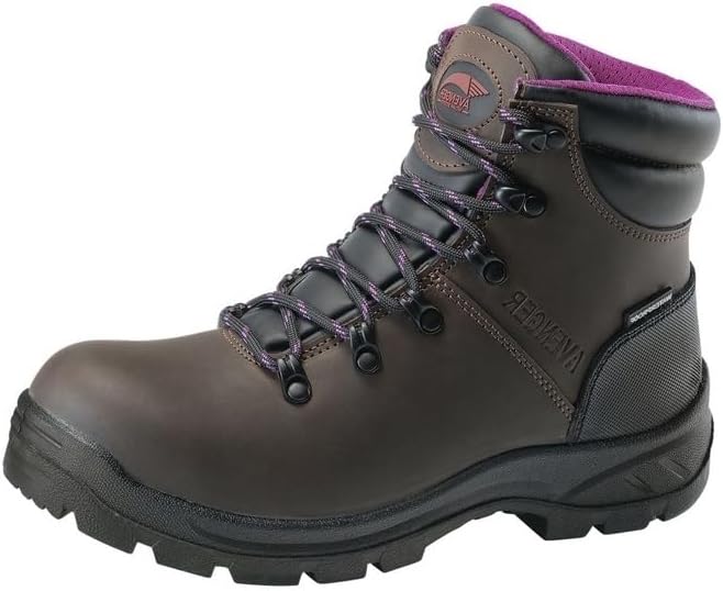 Avenger Work Boots Women's Medium Construction Boot, Brown, 8