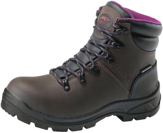 Avenger Work Boots Women's Medium Construction Boot, Brown, 8