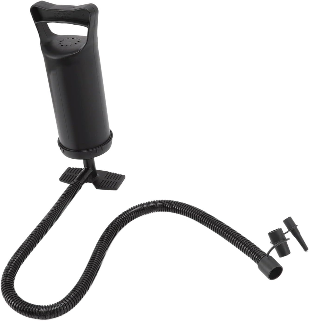 Hand Pulled Air Pump Manual Inflator Portable Fast Inflation Pump for Rubber Boats Air Mattresses Pool Rafts Durable ABS Plastic Construction with Hose and Nozzles (Small 750CC)