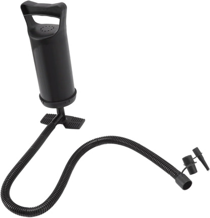 Hand Pulled Air Pump Manual Inflator Portable Fast Inflation Pump for Rubber Boats Air Mattresses Pool Rafts Durable ABS Plastic Construction with Hose and Nozzles (Small 750CC)