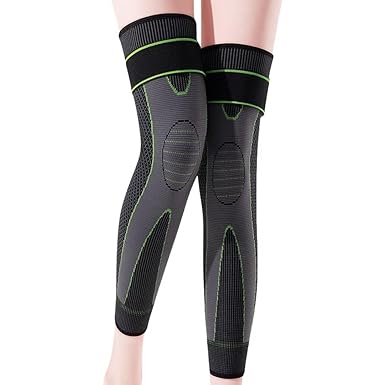 Athletikco Ultra Knee - Long Compression Sleeve With Straps