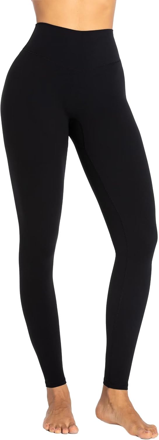 Workout Leggings for Women, Tummy Control Compression Workout Gym Yoga Pants, High Waist & No Front Seam Lycra