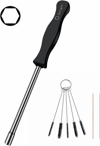 Strongthium Hexagon Carburetor Adjusting Tool 5910 890 2307 4mm Hex Screwdriver for Stihl Ryobi Poulan Homelite Husqvarna Echo Chainsaw Weed Eater Wacker Trimmer Leaf Blower Lawn Mower 2 Circle
