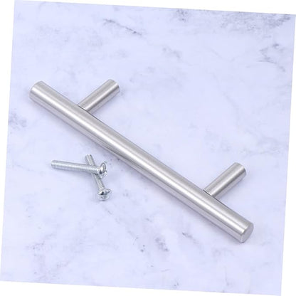 6pcs Door Handle Kitchen Cabinet Knobs Door Knob Handle Drawer Pulls Cabinet Handle for Knob Door Knob for House Pull Handle for Furniture Silver