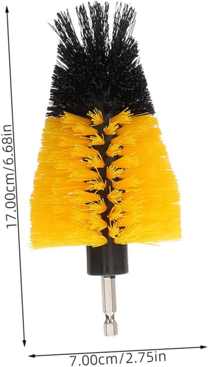 Drill Scrub Brush Attachment Shaped Cleaning Head for Comprehensive Bathroom Kitchen and Grout Cleaning Precision Design for Hard to Reach Areas
