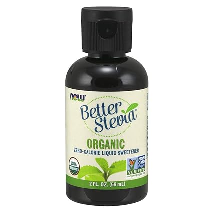 Now Foods Better Stevia Sweetener, Organic, 2 Fl Oz