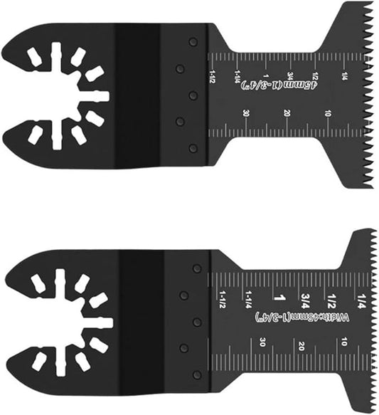 Oscillating Saw Blades 12Pcs Oscillating Multitool Blade Quick Release Saw Blade Fine Coarse Tooth(2Pcs)