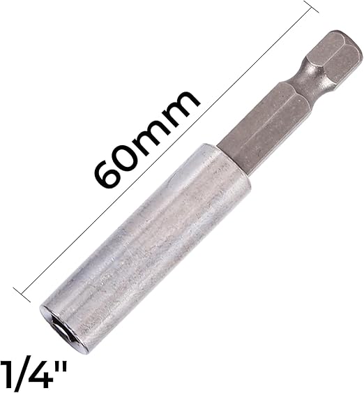 Magnetic Insert Bit Holder, 10Pcs Magnetic Screwdriver Extension Socket Drill Bit Holder 1/4 in Hex Magnetic Bit Extensions Set