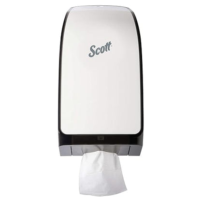 Scott Hygienic Bathroom Tissue Dispenser (40407), White, compatible with Scott  Cottonelle Hygienic Bathroom Tissue, 7.0" x 5.725" x 13.339" (Qty 1)