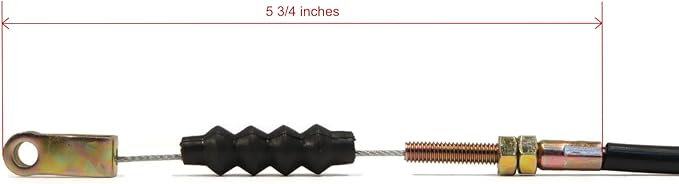 The ROP Shop  Accelerator Cable for 1991 Yamaha G2  G9 Throttle to Governer Golf Cart Engines