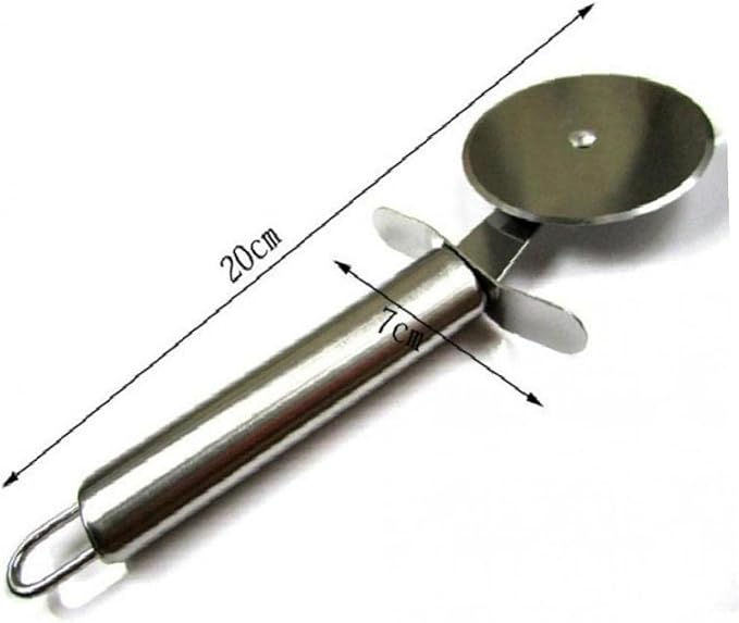 Stainless Steel Pizza Cutter Cake Bread Pies Round Wheels Cutter Chef Aid Cooking Tool Easy Cleaning