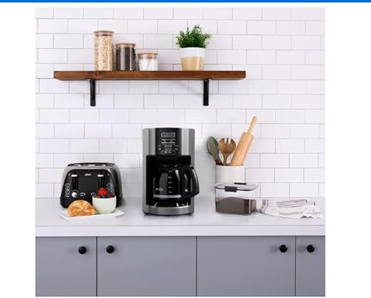 Mr. Coffee 12-Cup Coffee Maker Rapid Brew System Programmable Coffee Maker