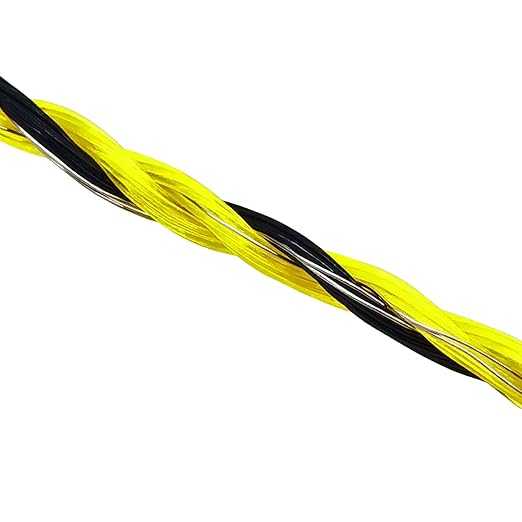 BESTEEL Upgraded Electric Fence Poly Wire 3285 Feet 1000 Meters, 18" Diameter Portable Electric Fencing Polywires, 6 Stainless Steel Strands for Reliable Conductivity and Rust Resistance UV Resistant