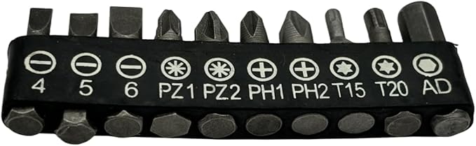 10 Drill Bit Sets Fits for Impact Driver Durable New Replacement Parts