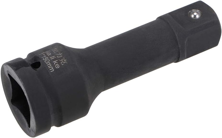 uxcell 1" Drive by 6" Impact Extension Bar for Use with Air Impact Wrenches, Breaker Bars, Ratchets, CR-MO Steel