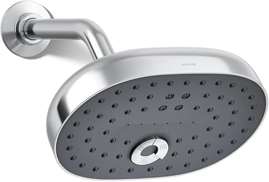 KOHLER 26290-CP Statement - Multifunction Shower Head, Wall Mount, 3 Spray Settings, 2.5 GPM, Polished Chrome