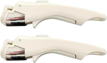 Universal Removable Pot Handle, Replacement Pan Gripper, Sturdy Ergonomic Replacement Handle for Cookware Travel Convenient Casserole Handles Beige 2