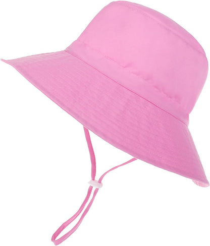 Baby Sun Hat Adjustable Cap Toddler Beach Summer Hats UPF 50+ for Baby Girl Boy