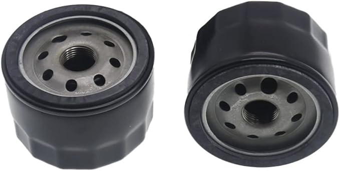 2 Pack 49065-0721 49065-7007 Oil Filter with Fuel Filter Compatiable with Kawasaki FR691V FR730V FR651V FR541V FR600V FX600V FS730 FX600V 4 Cycle Engine AM125424 GY20577 Lawn Mower Engine Parts