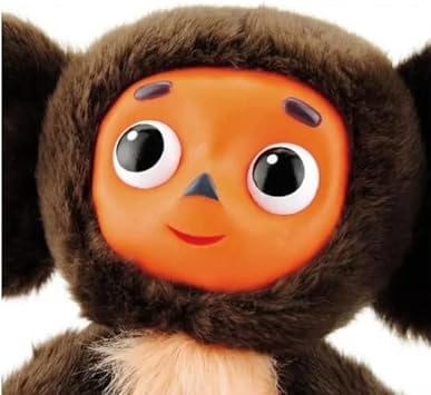 Plush Toy Cheburashka Soft Speaking in Russian Toy - Popular Cartoon Character 6 in15 cm