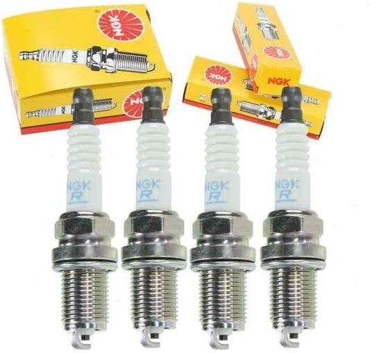 4 pc NGK Standard Spark Plugs compatible with Toyota Camry 2.2L 2.4L L4 1992-2011