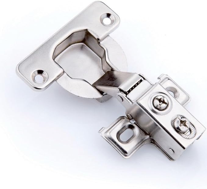 US Tradition - Soft close hydraulic hinge for kitchen cabinet (1 unit, 1.575 in diameter, unfinished metal, traditional style)