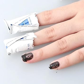 Nail Polish Remover Pads Individually Wrapped 50 Pack - Acetone Free Nail Polish Remover Wipes with Aloe and Panthenol - Non Toxic Gel Fingernail Polish Removal