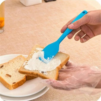 11in Heat Resistant Silicone Spatula,High Temp Flexible Kitchen Scrapers Food Grade Bowl Scrapers,Seamless Baking Supplies Scratch-Proof for Scraping Non-Stick Pans Cooking (Red1)
