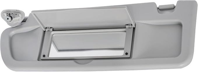 Gray Sun Visor Sunvisor Left Driver Side Compatible with Civic 2006 2007 2008 2009 2010 2011 Replaces 83280-SNA-A01ZC 83280SNAA01ZC Without LED Light