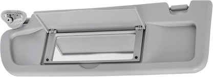 Gray Sun Visor Sunvisor Left Driver Side Compatible with Civic 2006 2007 2008 2009 2010 2011 Replaces 83280-SNA-A01ZC 83280SNAA01ZC Without LED Light
