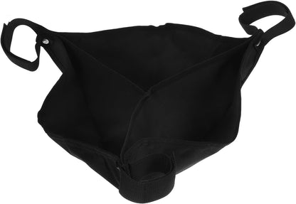 Tripod Weight Bag Sandbag for Photography and Camping Tent Stabilizing Stone Bag Heavy Duty Black for Outdoor Use