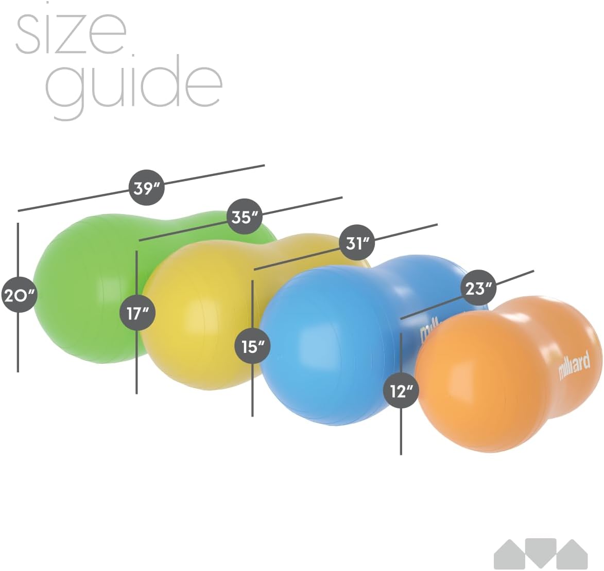 Milliard Peanut Ball Physio Roll