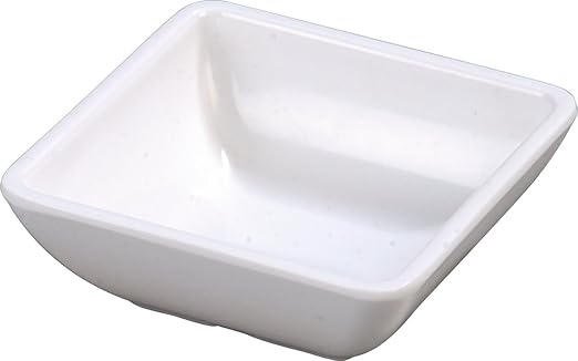 Carlisle FoodService Products Ramekins Sauce Bowl, Square Bowl for Catering, Kitchen, Restaurant, Plastic, 2 Ounces, White