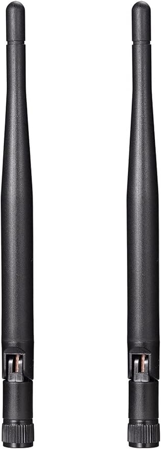 Bingfu Dual Band WiFi 2.4GHz 5GHz 5.8GHz Replacement Antenna for Furrion Back Up RV Rear View Backup Camera Truck Tractor Trailer Pickup SUV Vehicle Trail Reverse Monitor Camera Mimo Antennas (2 Pack)
