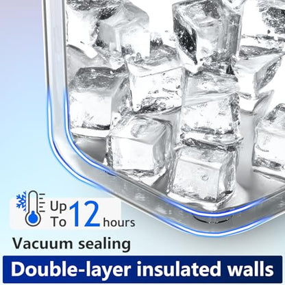 Rechargeable Ice Therapy Machine for Knee After Surgery - 6.2L Programmable Cold Therapy Machine for Knee Replacement Recovery Post Surgery, Leak-Proof Design & 4.5H Batter