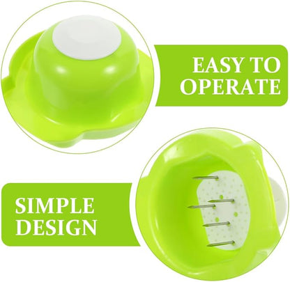 Vegetable Onion Fruit Food Slicer Food Safety Holder for Mandolin Vegetable Slicer Hand Guard Jar Finger Cutter Vegetable Slicing Stand