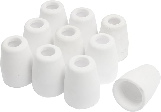 Qtqgoitem 10 Pcs White Cone Shaped Ceramic Nozzles 30mm Long for TIG Torch (model: 671 908 d77 0f5 492)