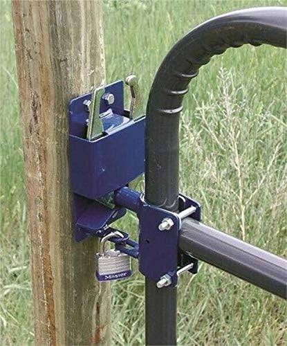SpeeCo Two-Way Lockable Gate Latch, Blue (S16100100)